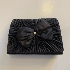 Black Satin Crossbody Purse